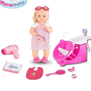 عروسک وارم بیبی Warm Baby RT05078-1 مدل آرایشگاهی پرتی هیر ارتفاع 42 سانتی متر-اسباب بازی